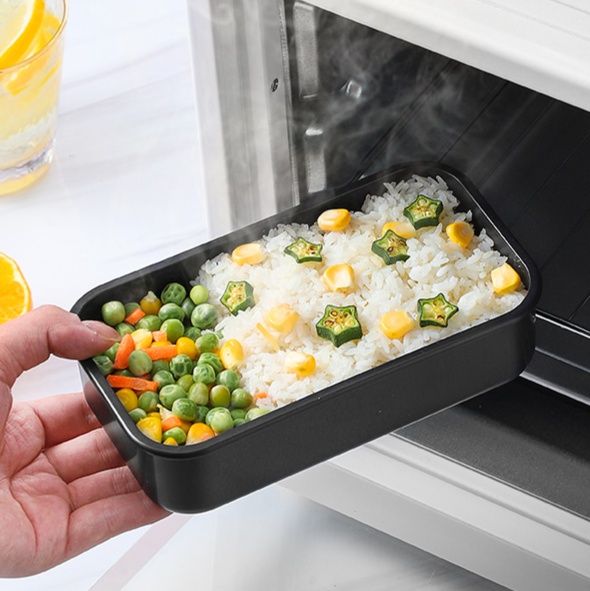 汁物容器付き二段式電子レンジ対応弁当箱