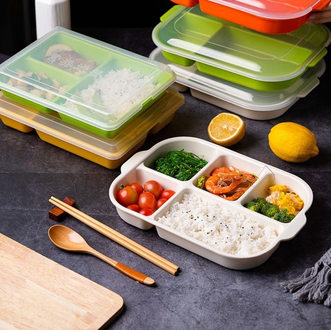 三仕切りスリム弁当箱