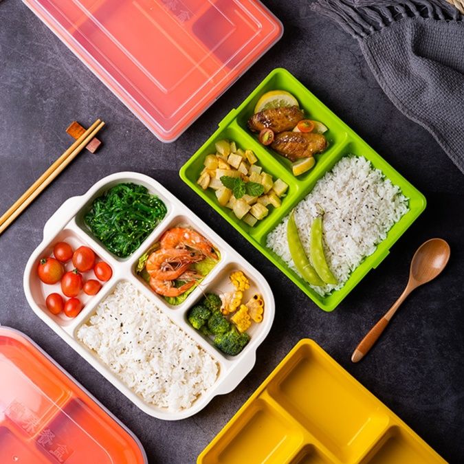 三仕切りスリム弁当箱