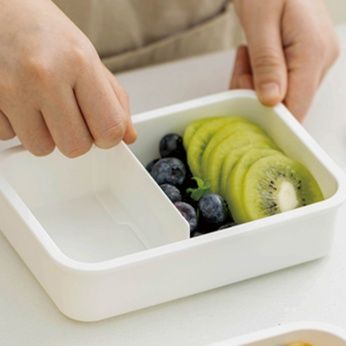 仕切り付き電子レンジ対応弁当箱