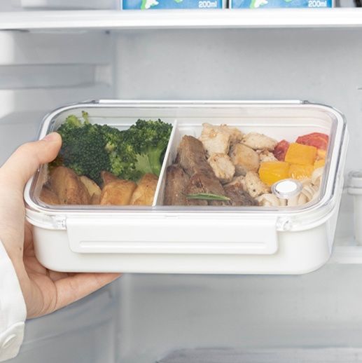 仕切り付き電子レンジ対応弁当箱