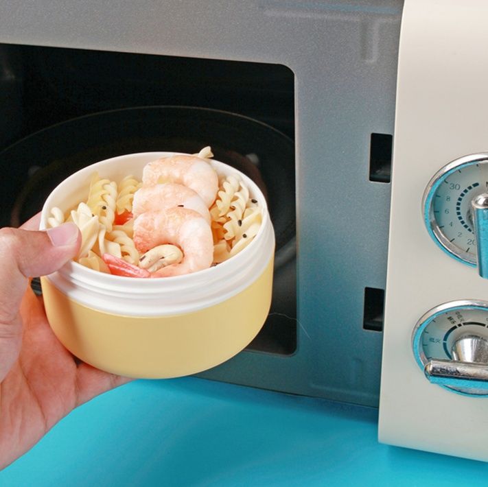 持ち手付き丸型レンジ対応弁当箱