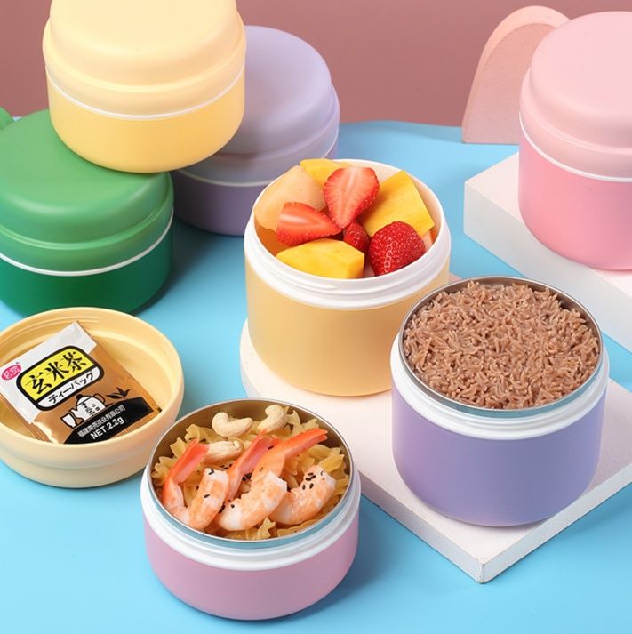 持ち手付き丸型レンジ対応弁当箱