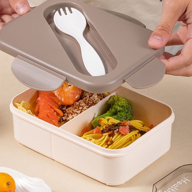 仕切り付き電子レンジ対応弁当箱