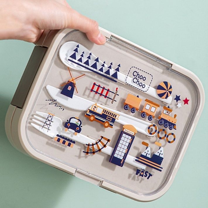 仕切り付きスリム弁当箱