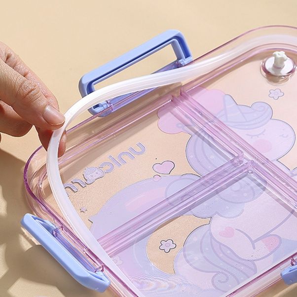 イラスト付きスリム弁当箱