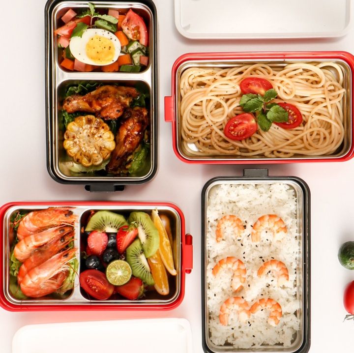 木目調蓋付きレンジ対応弁当箱