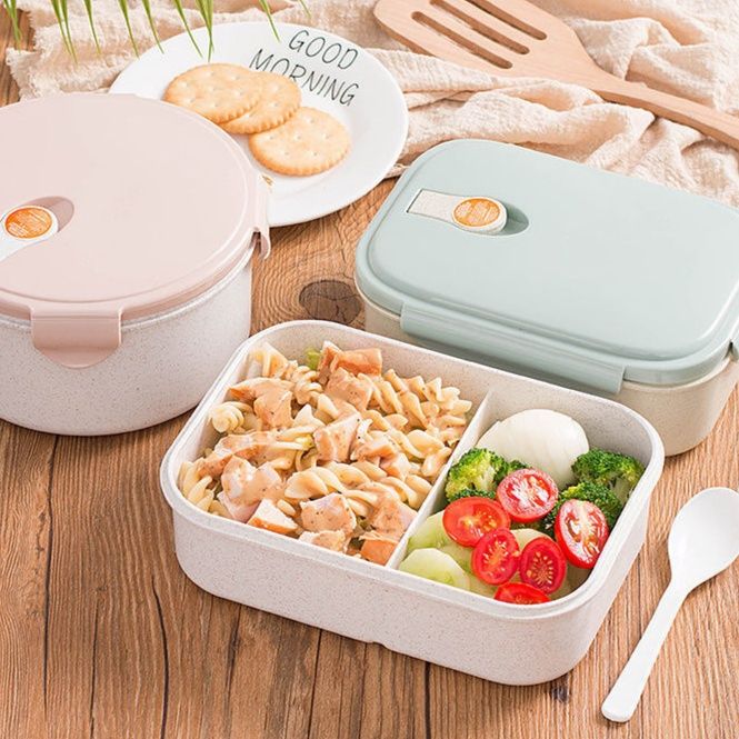 仕切り付き電子レンジ対応弁当箱