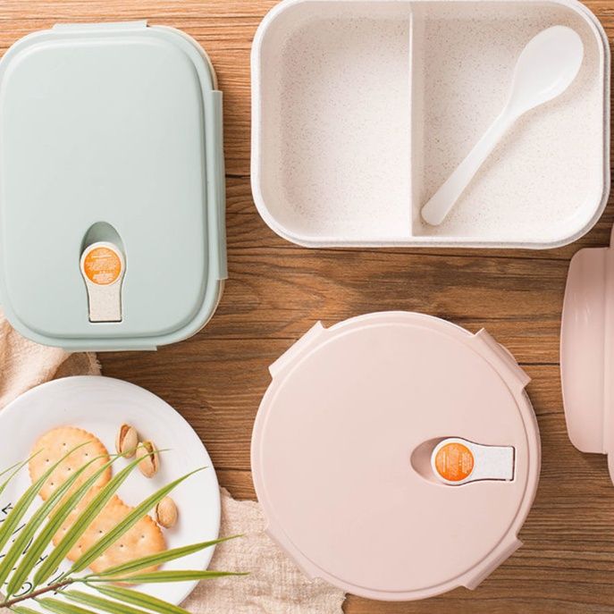 仕切り付き電子レンジ対応弁当箱