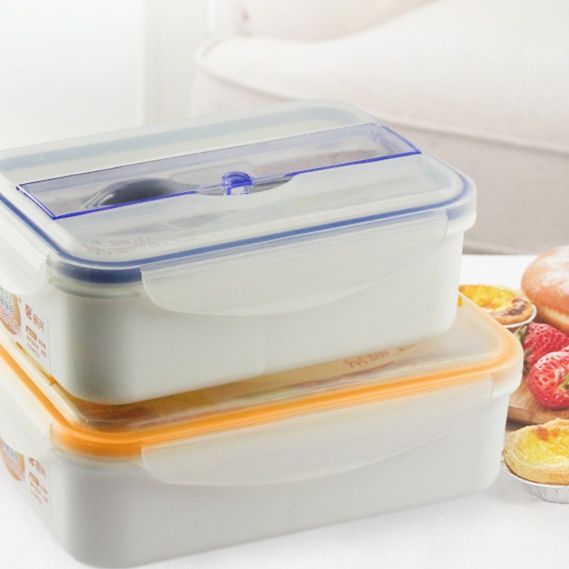 カトラリー収納付きスリム弁当箱