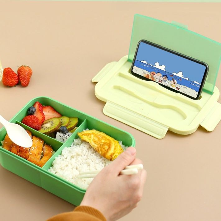 仕切り付き電子レンジ対応弁当箱