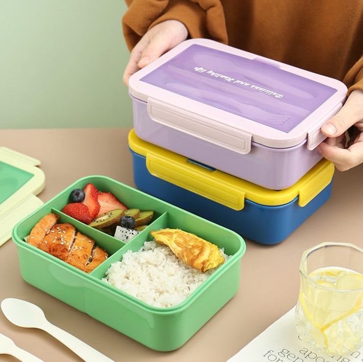 仕切り付き電子レンジ対応弁当箱