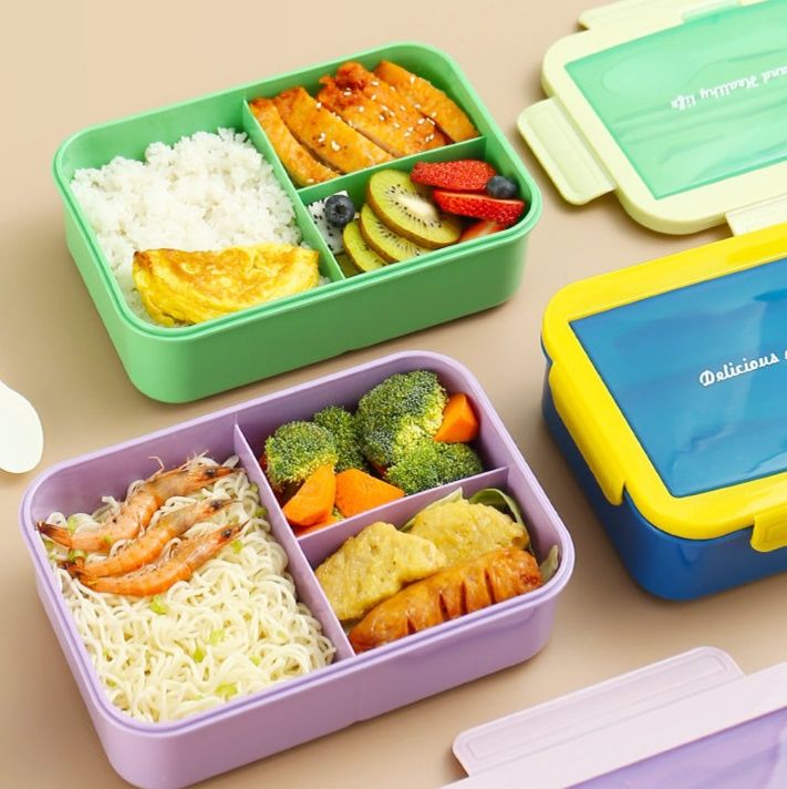 仕切り付き電子レンジ対応弁当箱