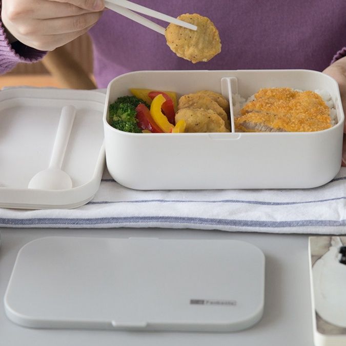 仕切り付き電子レンジ対応弁当箱