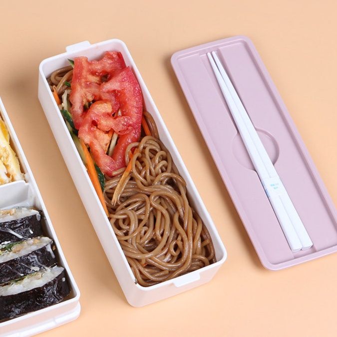 仕切り付き電子レンジ対応弁当箱