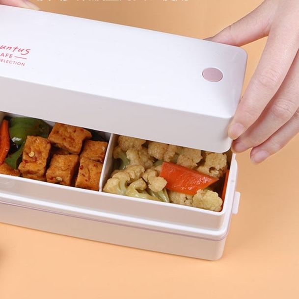 仕切り付き電子レンジ対応弁当箱