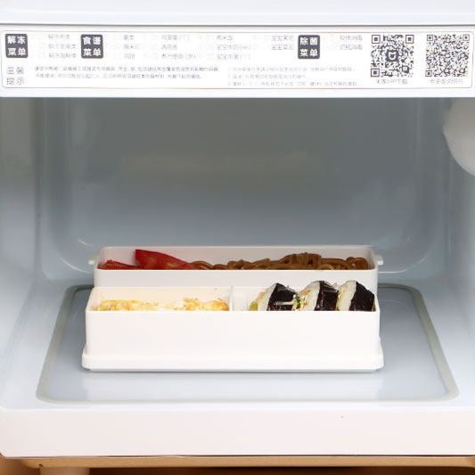 仕切り付き電子レンジ対応弁当箱