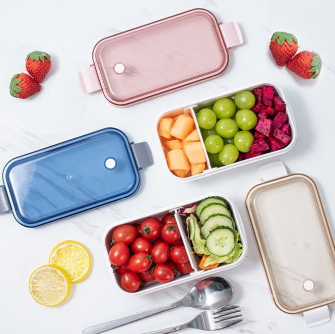 仕切り付き電子レンジ対応弁当箱