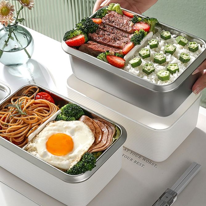 仕切り付きスリム弁当箱