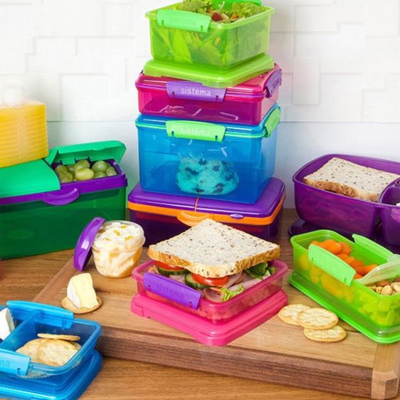 仕切り付きスリム弁当箱