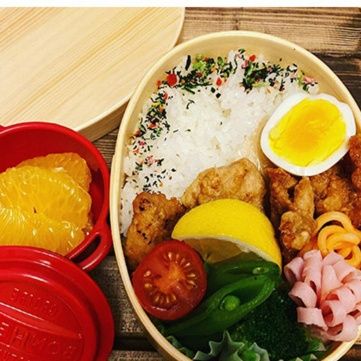 天然木目調弁当箱