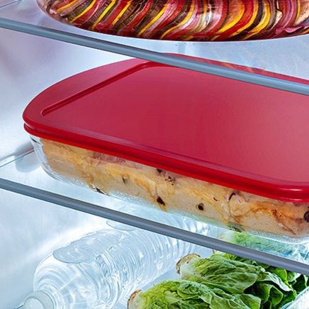 耐熱ガラス製スリム弁当箱