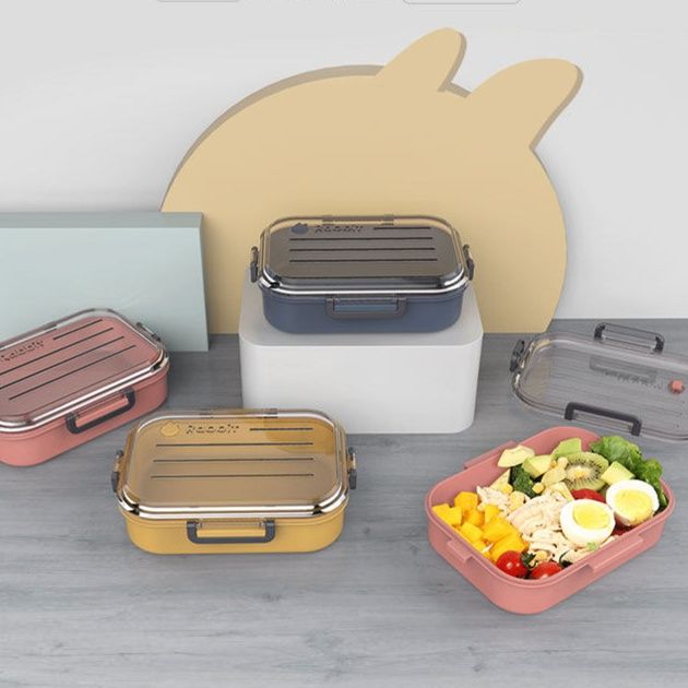 密閉ロック付き電子レンジ対応弁当箱