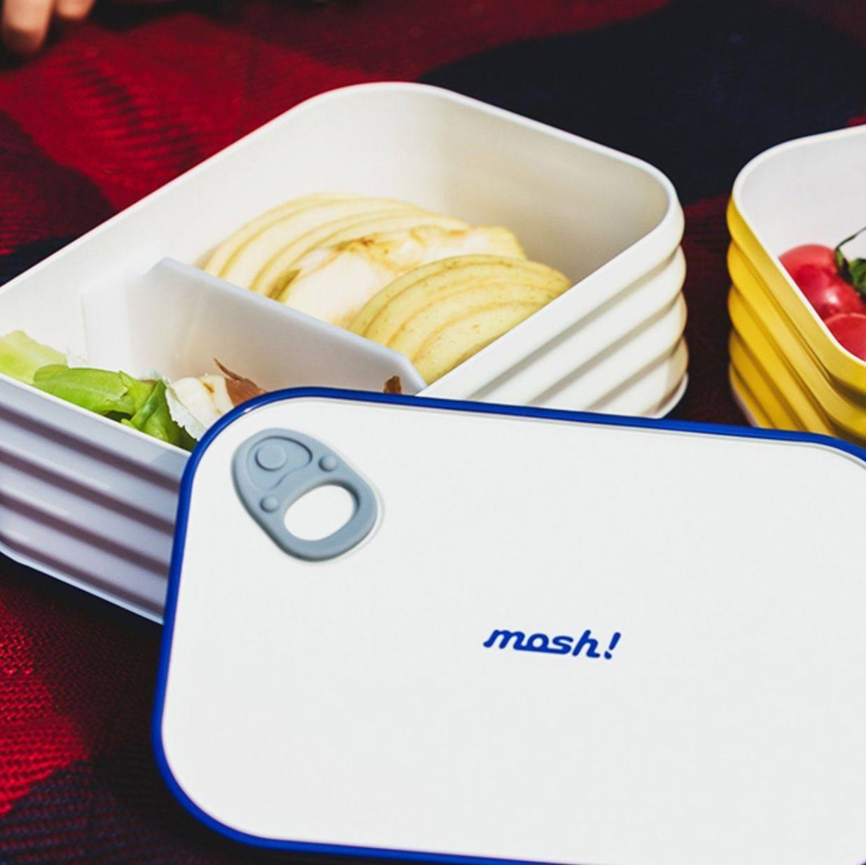 缶詰風プルトップ付き縦型弁当箱