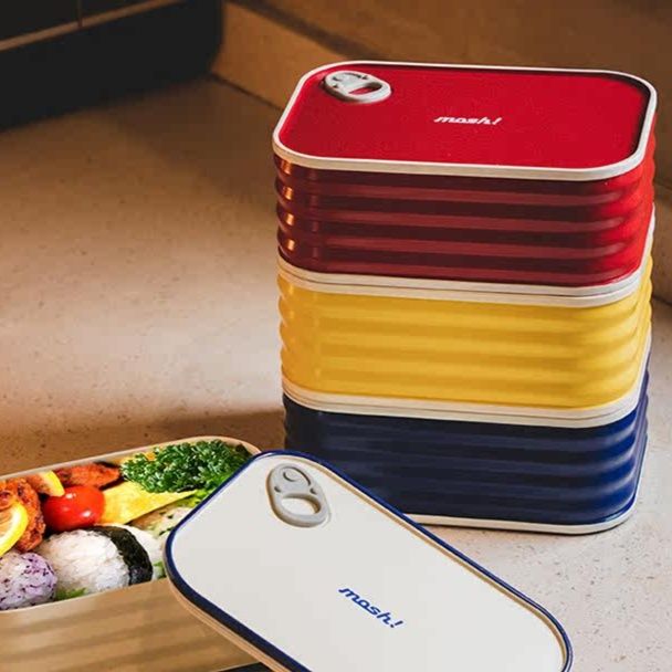 缶詰風プルトップ付き縦型弁当箱