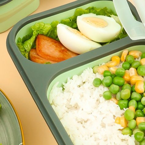 仕切り付き電子レンジ対応弁当箱