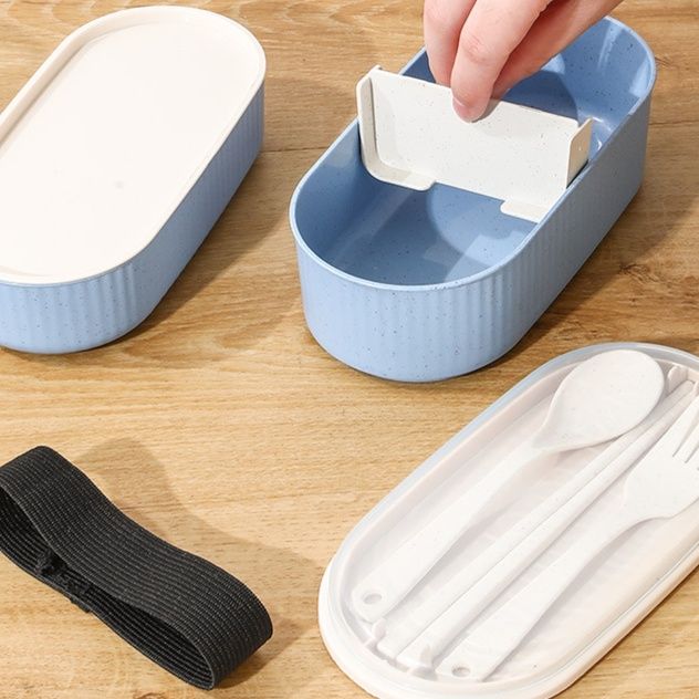 仕切り付き二段弁当箱