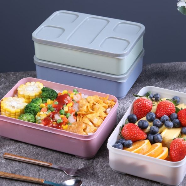 密閉式携帯用スリム弁当箱