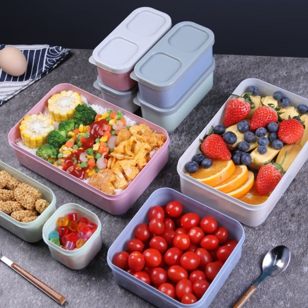 密閉式携帯用スリム弁当箱