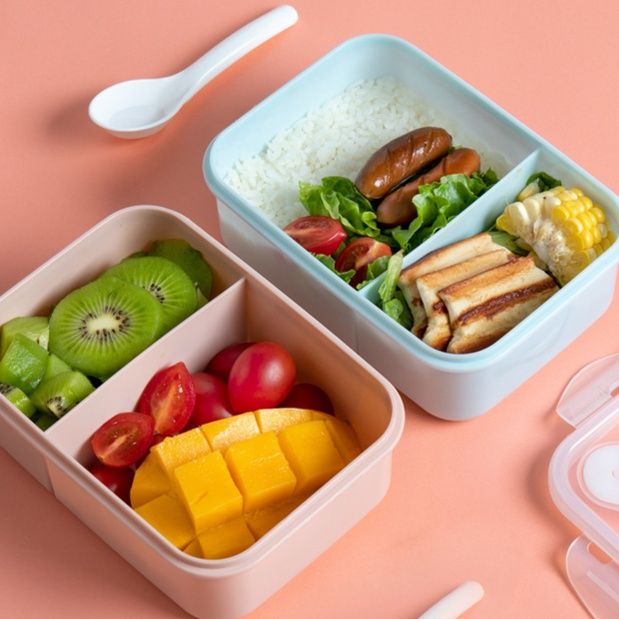 仕切り付き電子調レンジ対応弁当箱