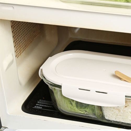 耐熱ガラス製レンジ対応弁当箱