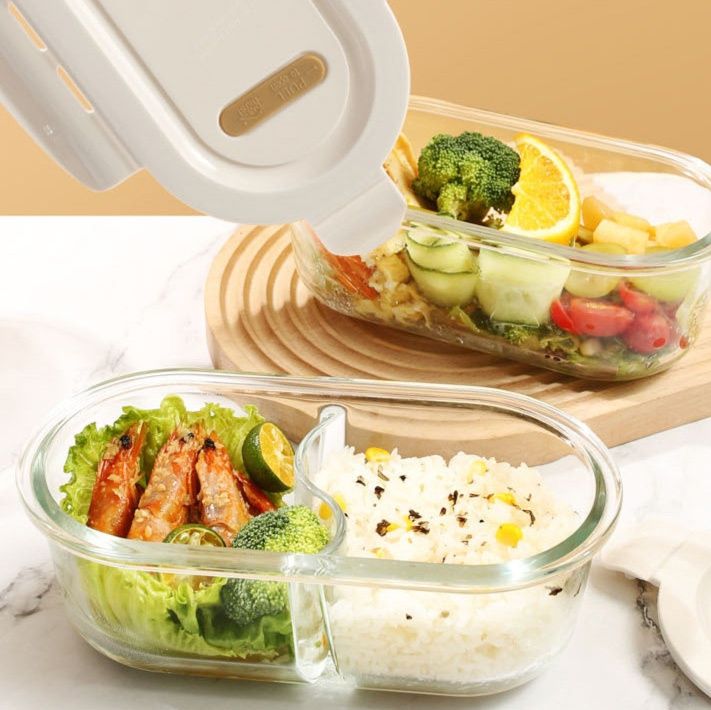 耐熱ガラス製レンジ対応弁当箱