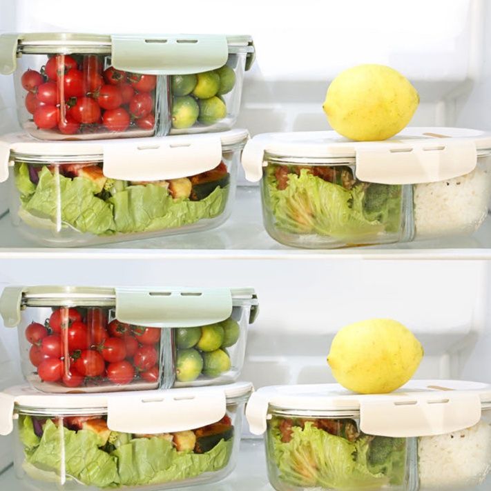 耐熱ガラス製レンジ対応弁当箱