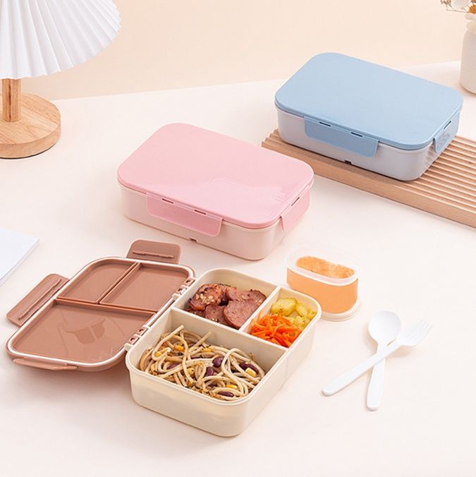 仕切り付き電子レンジ対応弁当箱