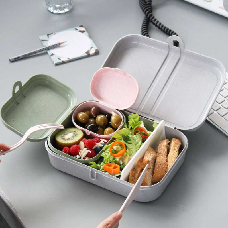 仕切り付きスリム弁当箱