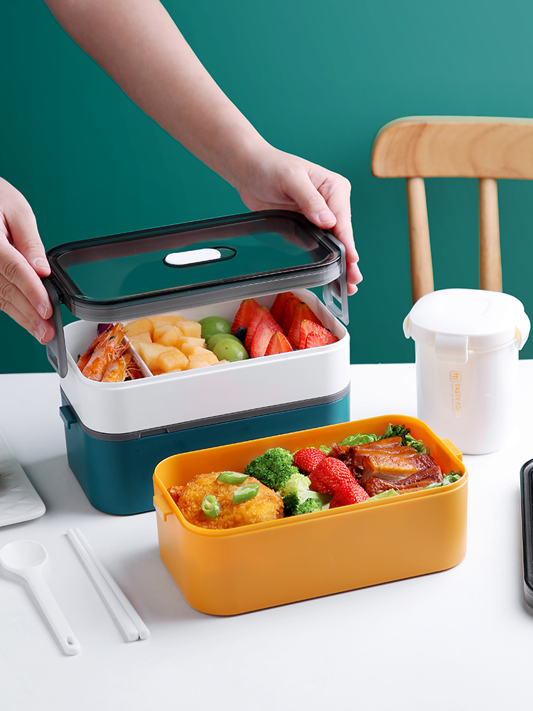 スタッキング式二段弁当箱