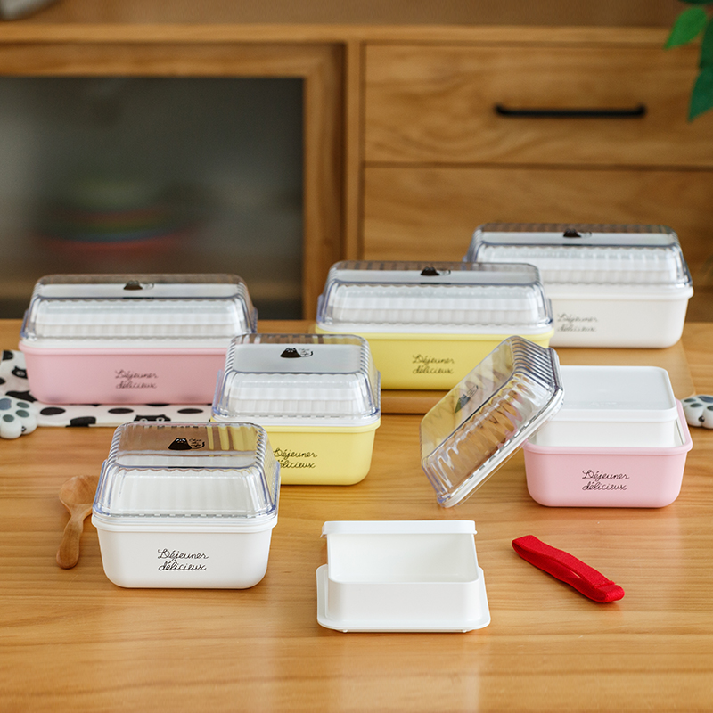 ナチュラル二段式お弁当箱