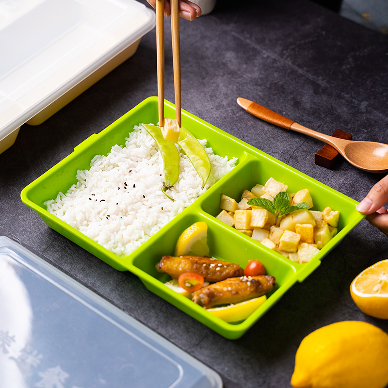 三仕切りスリム弁当箱