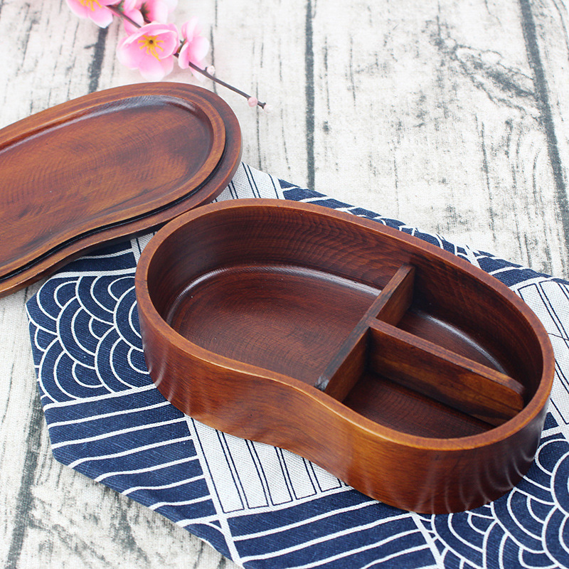 天然木製弁当箱