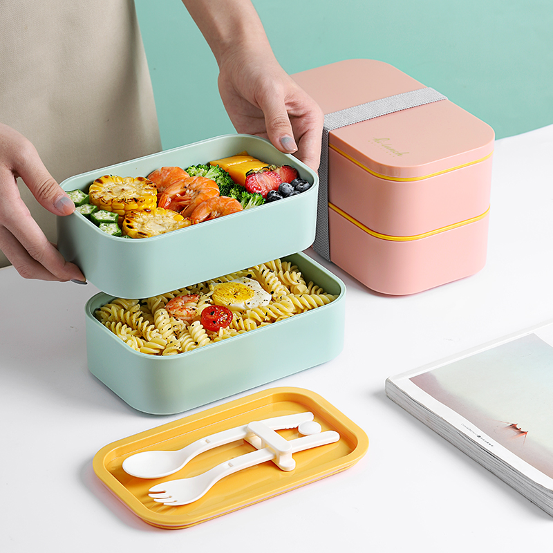 多機能仕切り付き二段式弁当箱