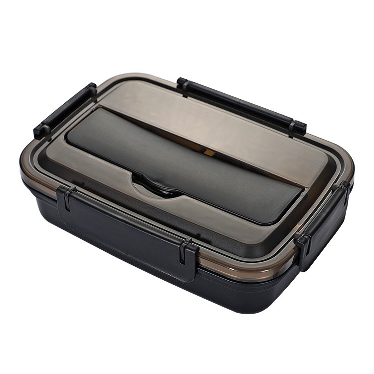 ステンレス製仕切り付き保温弁当箱