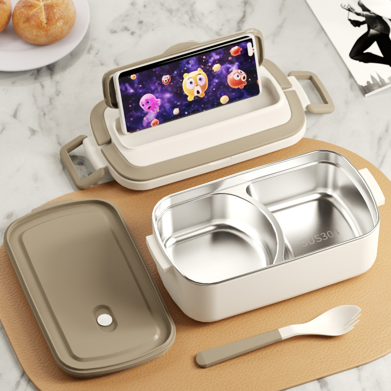 多機能携帯用保温二段式弁当箱