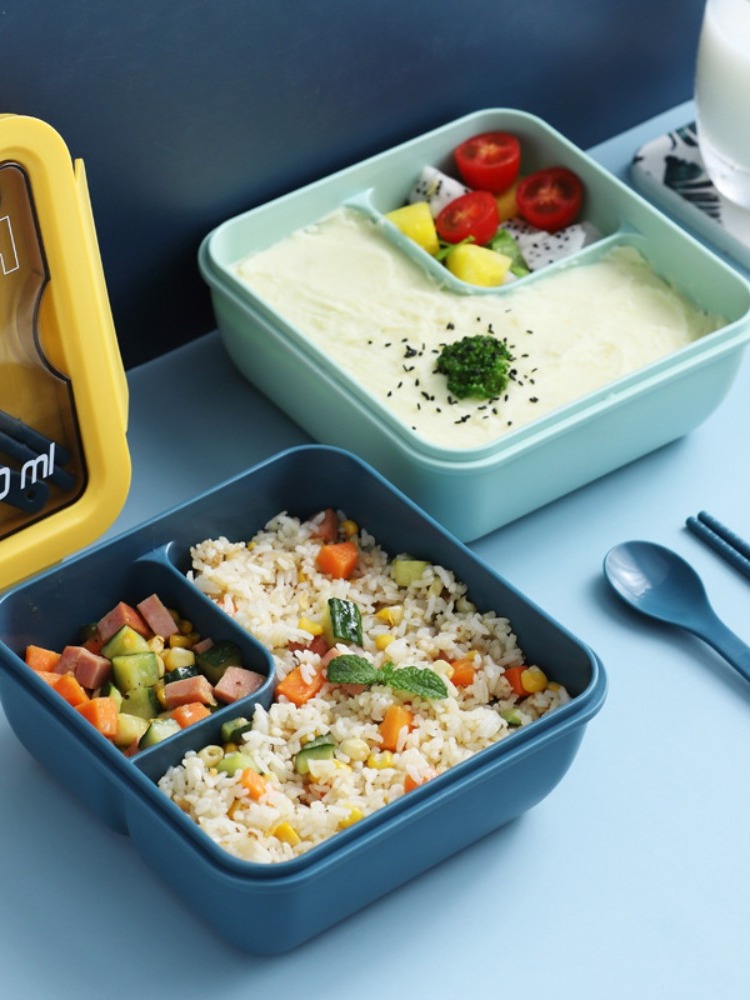 仕切り付きスリム弁当箱セット