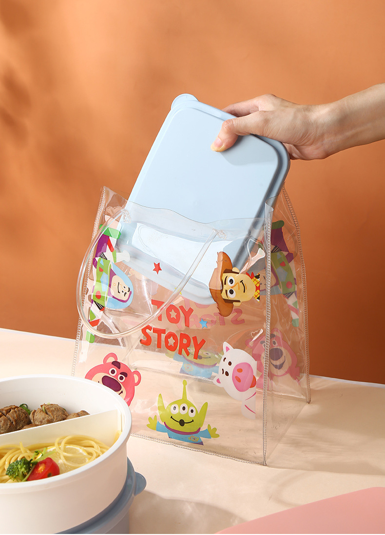 二段式仕切り付きスリム弁当箱