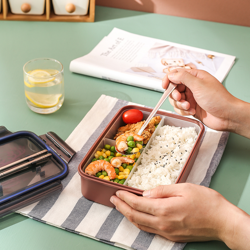 仕切り付き電子レンジ対応弁当箱