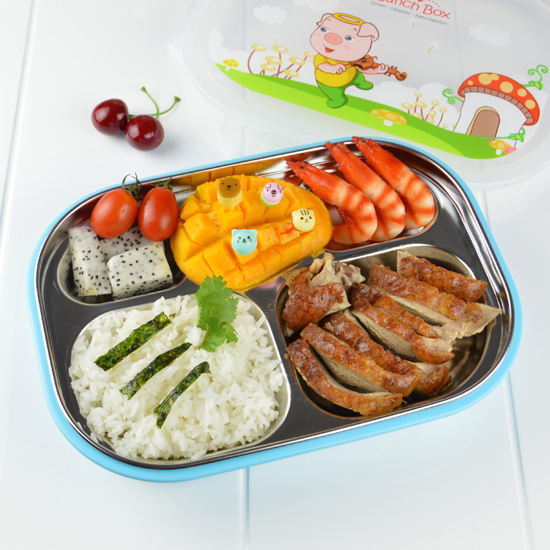 ステンレス製仕切り弁当箱